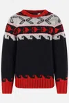Chamula Geometric-pattern Sweater In Black