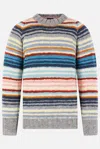 Chamula Striped Crew-neck Sweater In Multi