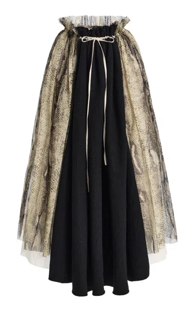 Chan Luu 50/50 Ballet Skirt In Black