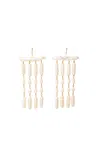 Chan Luu Amaya 18k Gold-plated Pearl Drop Earrings In White