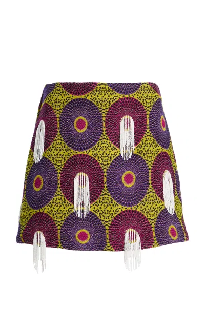 Chan Luu Bang Mini Skirt In Animal Print