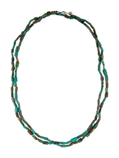 Pre-owned Chan Luu Bead Strand Necklace, 47.5" In Multi