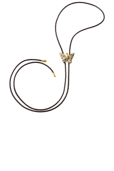 Chan Luu Butterfly Cord Necklace In Gold
