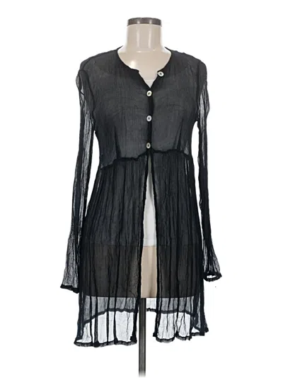 Pre-owned Chan Luu Cardigan Sweater In Black