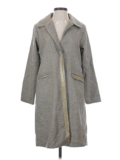 Pre-owned Chan Luu Cardigan Sweater In Gray