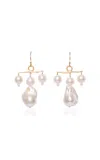 Chan Luu Caroline Caroline 18k Gold-plated Pearl Earrings