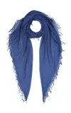 Chan Luu Cashmere-silk Scarf In Blue