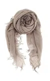 Chan Luu Cashmere-silk Scarf In Brown