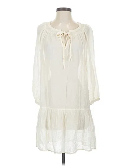 Pre-owned Chan Luu Casual Dress In Ivory
