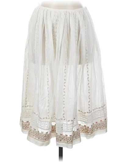 Pre-owned Chan Luu Casual Skirt In Ivory