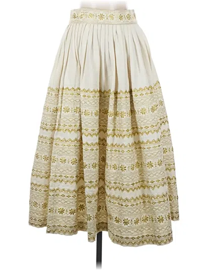 Pre-owned Chan Luu Casual Skirt In Ivory
