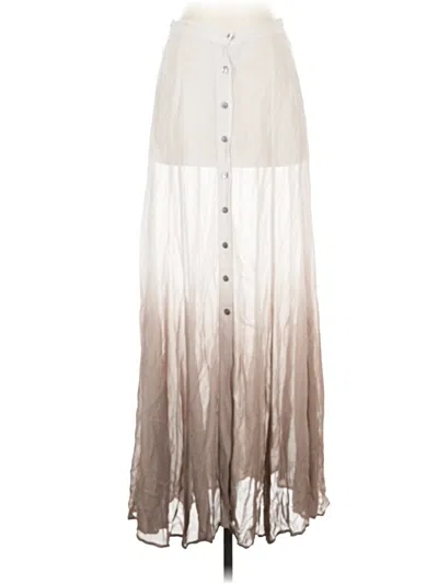 Pre-owned Chan Luu Casual Skirt In Tan