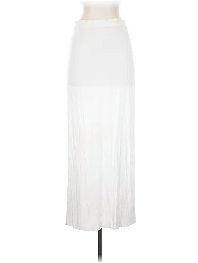 Pre-owned Chan Luu Casual Skirt In White