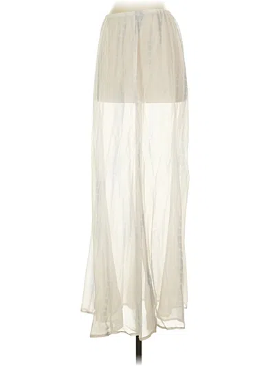 Pre-owned Chan Luu Casual Skirt In White