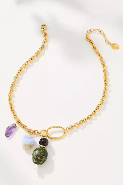Chan Luu Charm Necklace In Gold