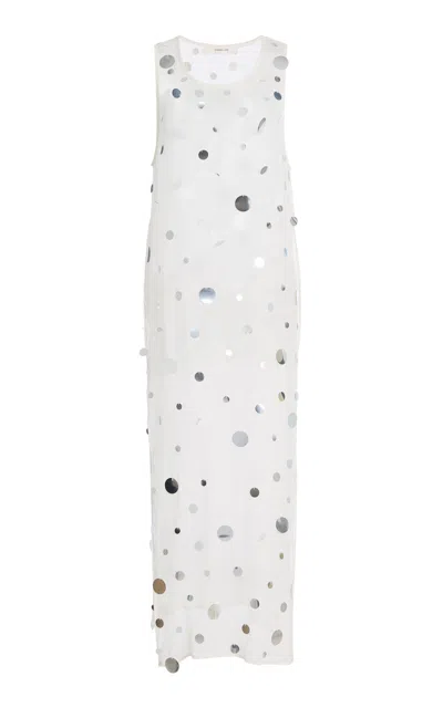 Chan Luu Chloe Sequin Tunic In White