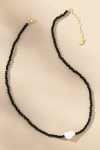 Chan Luu Claire Beaded Necklace In Black