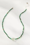 Chan Luu Claire Beaded Necklace In Green