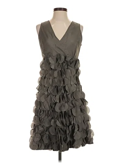 Pre-owned Chan Luu Cocktail Dress In Gray