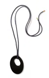 Chan Luu Corinne 18k Gold-plated Sterling Silver Necklace In Navy