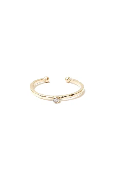 Chan Luu Diamond 14k Gold-plated Toe Ring In Gold