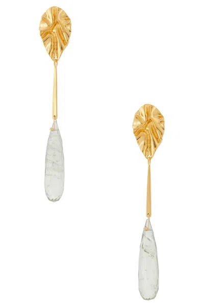 Chan Luu Drop Earrings In Green Amethyst