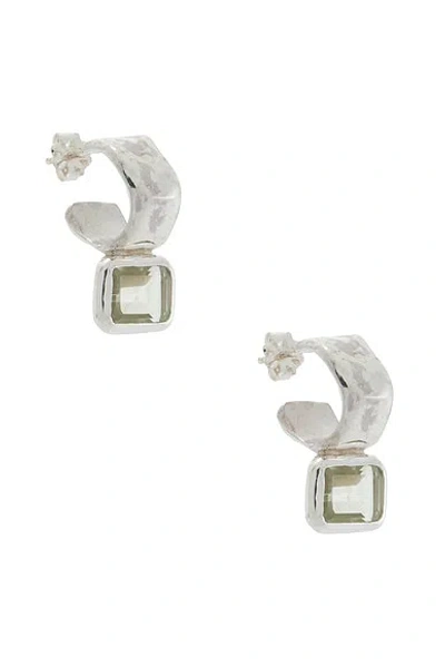Chan Luu Drop Earrings In Green Amethyst