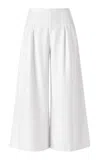 Chan Luu Dupioni Ultra Wide Leg Pants In White