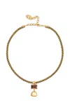 Chan Luu Exclusive Beverly Amethyst Silk Necklace In Olive