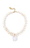Chan Luu Exclusive Kailani Mother-of-pearl Necklace In White
