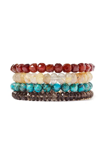 Chan Luu Exclusive Medina Set-of-four Bracelets In Multi