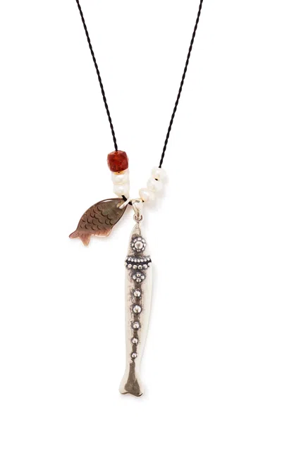 Chan Luu Exclusive San Sebastien Sterling Silver Pearl Necklace In White