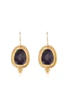 Chan Luu Exclusive Vignette 18k Gold-plated Earrings In Purple