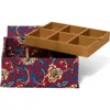 Chan Luu Floral Jewelry Box With Removable Tray In Red