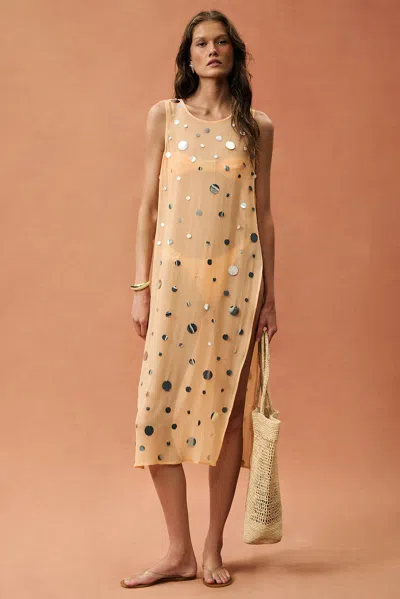 Chan Luu For Fwrd Chloe Sequin Tunic Dress In Multi