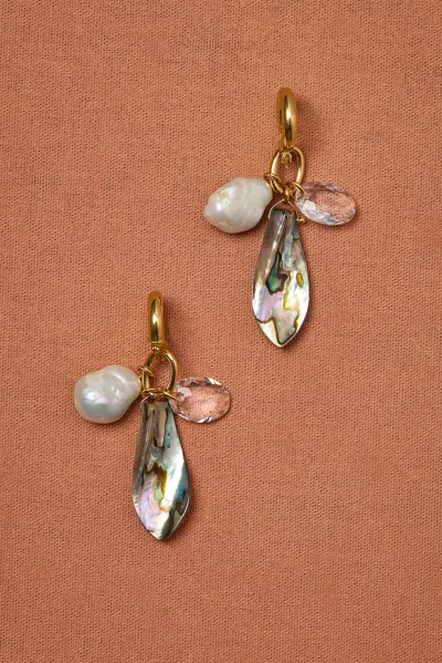 Chan Luu For Fwrd Drop Earrings In Gold