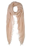 Chan Luu Fringe Cashmere & Silk Scarf In Brown