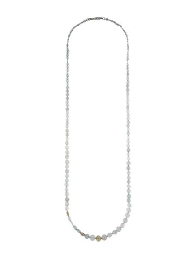 Pre-owned Chan Luu Glass Bead Long Necklace, 42" In Multicolor