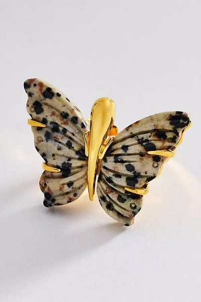 CHAN LUU JASPER BUTTERFLY RING