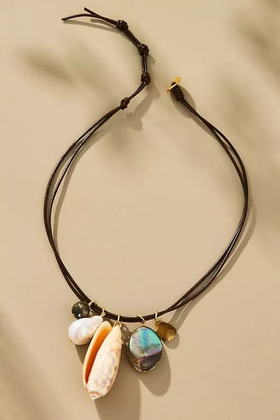 Chan Luu Leather Charm Necklace