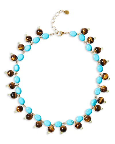 Chan Luu Multi Gemstone Collar Necklace, 16-18