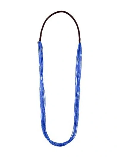 Pre-owned Chan Luu Multistrand Beaded Necklace, 19.75"