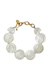 Chan Luu Nautilus Mother-of-pear Bracelet In White