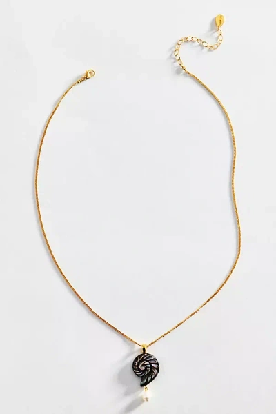 Chan Luu Nautilus Pendant Necklace In Multi