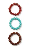 Chan Luu Oona Turquoise Beaded Bracelet In Multi