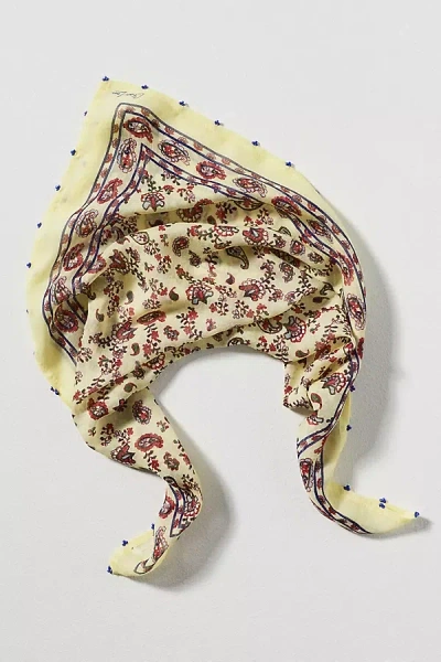 Chan Luu Paisley Beaded Bandana In Multi