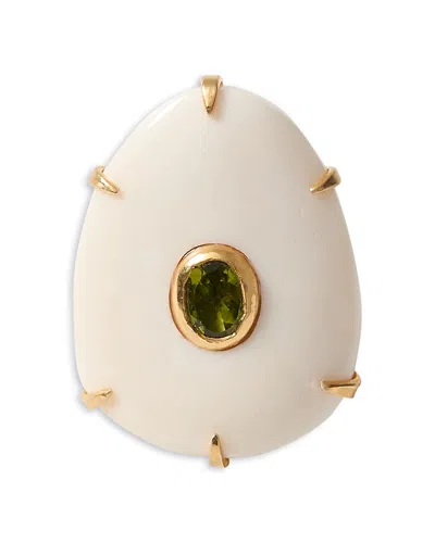 Chan Luu Pebble Gemstone Cocktail Ring In Transparent