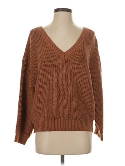 Pre-owned Chan Luu Pullover Sweater In Brown