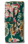 Chan Luu Roll-up Jewelry Pouch In Green