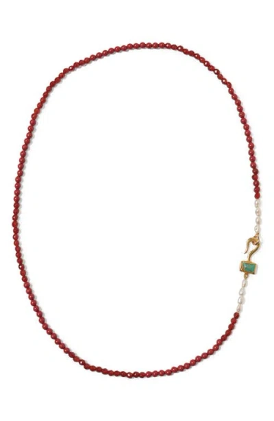 Chan Luu Santos Necklace In Red